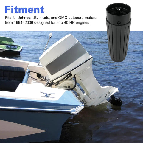 Handle Grip And Helix Assembly Replacement 436275 0436275 For OMC Evinrude Johnson 5 To 40 HP Outboard Engines From 1994 Through 2006 Direct OEM Quality Fit Built To Last