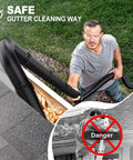 Ground Level Gutter Cleaning Tool Attachments For 2.5 Inch Shop Vac No Ladder Needed Clean Leaves And Debris From Gutters