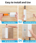 Badass Heavy Duty Stretch Film And Shrink Wrap Roll For Pallet Wrapping 80 Gauge Workhorse Strength packing material installation steps.