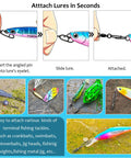 Ball Bearing Swivels With Fishing Speed Clips, 20 Lb Test, 25 Pack, Ultra Smooth Rotation To Prevent Line Twist And Quick Lure Changes, Heavy Duty Tackle Gear For Freshwater And Saltwater Angling shown attached to lure