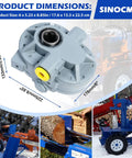 11 GPM Hydraulic PTO Pump High Flow 540 RPM 2500 PSI with SAE 16 inlet and SAE 12 outlet for log splitter and scissor lift equipment.