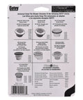 Rock Solid Universal Shower Drain Strainer In Durable White Plastic Snap Tite Cover Fits Standard Two Or Three Inch Drains No Sweat Installation For Any Residential Room compatible strainers instructions.
