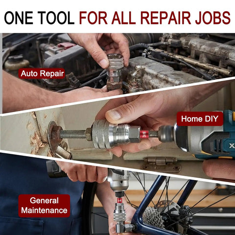 Heavy Duty Adjustable Universal Socket Wrench With Killer Non Slip Grip fits various repairs in auto, home, and general maintenance.