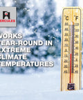 Thermometer in snow illustrating Climate Smooth Soldering Paste Lead Free Flux Non Acid Brushable At Extreme Temperatures All Year Long Self Cleaning Half Pound With Screw Cap Brush For Quick Easy Joints And Clean Soldering Performance.