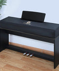 Piano Keyboard Dust Cover With Music Stand And Zipper Opening on Yamaha P225 88 Keys Digital Piano