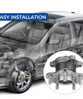 Rear Wheel Hub Bearing Assembly For Nissan Altima 2002 2006, Maxima 2004 2008, Quest 2004 2009 shown with installation diagram