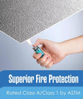 Top Shelf Reflective Insulation Roll Serving As Versatile Radiant Barrier Wrap For Attics Roofs And Rv Interiors Featuring 5000 Square Feet Coverage That Delivers Hella Efficient Heat Blocking And Straight Up Thermal Comfort Indoors, shown being tested for fire resistance.