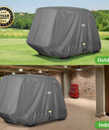 Heavy Duty Golf Cart Cover For 2, 4, Or 6 Passengers Universal Fit For EZGO Club Car Yamaha All Weather Outdoor and Indoor Use