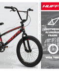 Axilus Kids BMX Bike For Intermediate Riders With 20 Inch Wheels, Sturdy Steel Frame, Single Speed Gearing side view