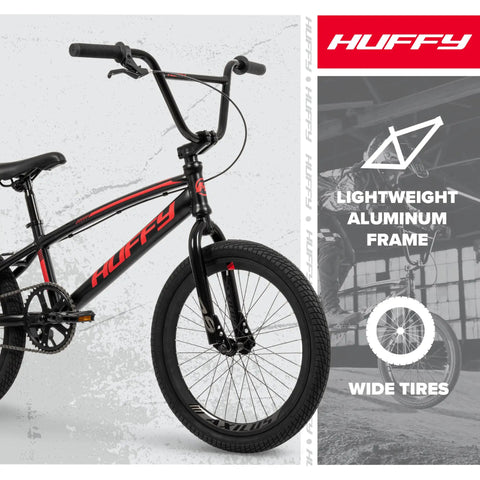 Axilus Kids BMX Bike For Intermediate Riders With 20 Inch Wheels, Sturdy Steel Frame, Single Speed Gearing side view