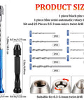 Dual Pin Vise Drill Set With Semi Automatic Rotary Action 27-Piece Micro Twist Drill Kit Including 25 Bits 0.5-3 mm illustration