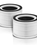 Replacement Filter Set For Afloia Halo And Mooka Allo Air Purifiers, H13 True HEPA 0.3 Micron Filtration With Activated Carbon, 3 Stage System, 2 Pack