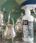 Better Life spray bottle with Stainless Steel Cleaner 2 Pack 16 Oz Streak Free Polish For Kitchen Sinks Stoves And Metal Appliances Refrigerator Removes Grease And Water Stains Chamomile Lavender Scent Leaves No Residue
