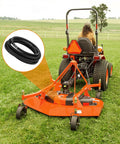 816-116C Replacement Mower Deck Belt with heavy duty rubber and reinforced fibers on Land Pride mower deck