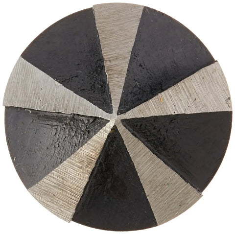 Close-up view of a black oxide countersink drill bit from the Five Piece Black Oxide Countersink Drill Bit Set With 82 Degree Tip Industrial Grade High Speed Steel For Metal Wood And Plastic Built Tough For Smooth Clean Countersinks And Long Lasting Durability.