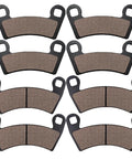 Front And Rear Brake Pads For Polaris Ranger XP 1000 2018-2023 General 1000 EPS 2016-2020 shown in package
