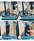 Installation steps for Heavy Duty 1 Inch By 4 Foot Boat Trailer Tie Down Straps with Ratchet Buckle and Quick Release Hooks