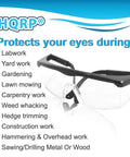 Clear UV Protective Safety Glasses With Side Shields For Yard Work And Gardening Grab These For Lawn Mowing Weed Whacking Hedge Trimming