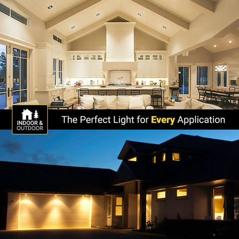 Indoor kitchen and outdoor house evening lighting with 3 Inch LED Gimbal Recessed Lights Black Square Finish With 5CCT 2700K To 5000K