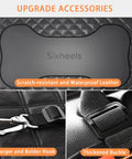 Back Seat Dog Car Cover With Extender And Hard Bottom Waterproof Pet Seat Protector For Cars SUVs And Trucks, hammock style with accessories
