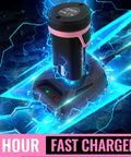 1 hour fast charger with 2.0Ah rechargeable lithium ion battery for 12V Cordless Grass Shear And Shrub Trimmer Pink Ribbon Edition