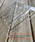 Top Shelf 6 In 1 Board Handle Router Template For Woodworking Pros Premium Clear Acrylic Inlay Guide with sturdy grip and laser cut precision.