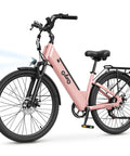 Electric City Commuter Bike With 1500W Peak Brushless Motor 48V 15Ah Removable Battery Up To 80 Miles And 20 Plus MPH 26 Inch Step Through Ebike
