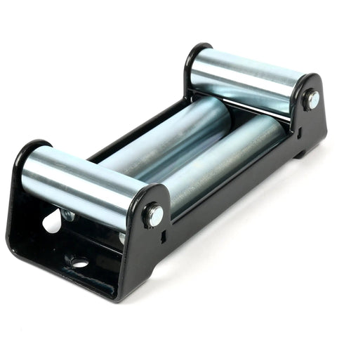 10 Inch Winch Roller Fairlead For Off Road Recovery Vehicles 8000 To 17500 Lb Capacity Standard 10 Inch Mount Pattern Fits Most Trucks Jeeps 0.8 Inch Roller Gap Built For Rough Off Road Recoveries on white