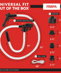 Fast 3.8 GPM Battery Powered Fuel Transfer Pump With Auto Stop Nozzle Dual Power AA Or USB C Portable Gasoline And Diesel Pump