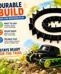 Replacement RC Track Set For Off-Road Vehicles With Flexible Drive Belt Style Wheel Tracks, Smooth Rolling And Easy Turning, Durable Impact-Resistant Build For Outdoor Use, Ideal Upgrade For Compatible Track Systems on RC truck