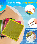Pro Grade Fly Tying Materials And Thread Kit For Lure Making With Synthetic Peacock Quill for fly fishing on table