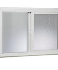 Vinyl Basement Slider Window 32 By 22 Inch White With Easy Glide Sash And Heavy Duty Frame for smooth operation in home reno projects