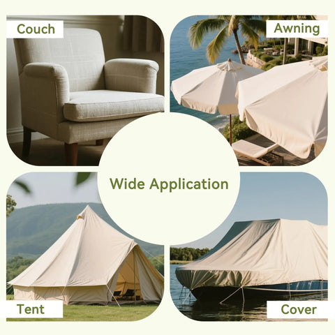 Heavy Duty Canvas Repair Tape Patch Kit 3x79 Inch Waterproof Self Adhesive Fabric Patch for sofas tents awnings covers.