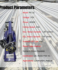 RC-32 Badass Portable Hydraulic Rebar Ripper 110V 3000W Electric Steel Bar Saw with power specifications on rebar site.
