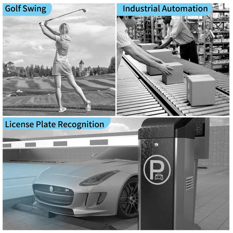 Global Shutter USB Camera Monochrome High Speed Imaging 1280x800 for golf swing, industrial automation, license plate recognition