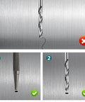Heavy Duty Four Piece Nail Setter And Center Punch Set For Woodworking Projects with drill bit and center punch instructions.