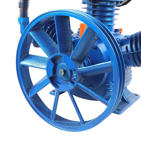 Powerful 10HP Air Compressor Pump Head Running At 175PSI With 7.5KW Motor For Heavy Duty Industrial Use Featuring Low Noise Design Quick Heat Dissipation And Portable Build For All Your Pneumatic Tool Needs
