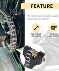 Image showing Upgraded Motorcycle Chain Breaker Tool Set With Replacement Thimble For 420 428 520 525 528 530 Chains