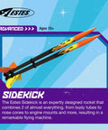 Sidekick Rocket Building Kit For Ages 10 And Up Advanced Dual Body Flying Model Kit With Decals Recovery Streamers
