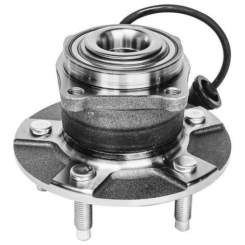 2-Pack Rear Wheel Bearing Hub Assemblies For Chevy Equinox, Saturn Vue, Pontiac Torrent 2002-2007 With 5-Bolt Pattern And ABS Sensor Wire