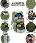 2L Hydration Pack With Zipper Phone Pocket On Shoulder Strap, Lightweight Daypack with various compartments and helmet clip