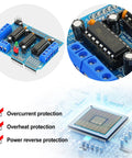 Dual H Bridge Motor Driver Shield for Arduino and Raspberry Pi with overcurrent, overheat, and power reverse protection features