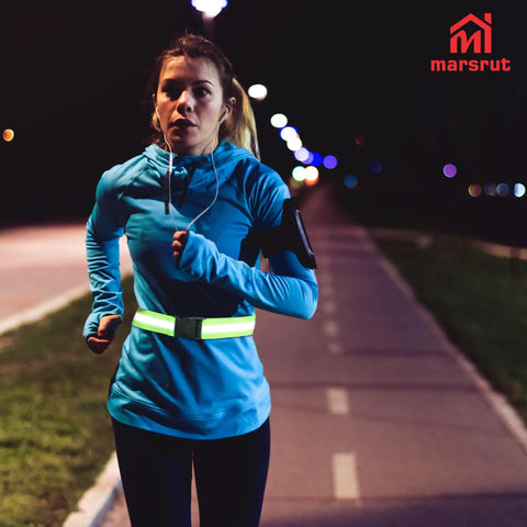 Grab These Adjustable Reflective Sash Belts Keep Your Crew Safe With Elastic Glow Straps For Cycling Running Walking 360 High Visibility Fits 24 To 43 Inches Waist Straight Up Game Changing Night Gear