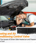 Mechanic examining Camaro engine with Air Blend Door For 2010-2015 Camaro HVAC Temperature Valve Replacement Part OEM 15-51251