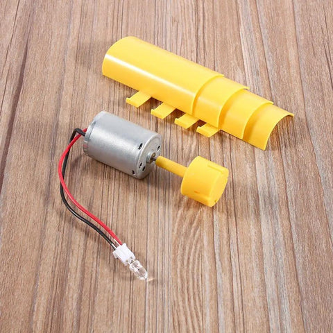 Compact Wind Turbine Kit For Education And STEM Projects, Small Vertical Wind Generator 12V And 48V DIY Power Kit components