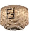 Top Shelf Slick Crystal Ceiling Pendant Lamp delivering a light luxury vibe with shimmering crystals ideal for entryways and sunrooms.