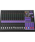 12 Channel Pro Audio Mixer With 99 DSP Processing, USB MP3 Bluetooth, Dual 7 Band EQ On Every Channel, 48V Phantom Power, Mute And Recording Capable Triton TX1202