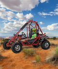 Go Kart With 169cc 10 HP Engine, 35 MPH Top Speed, Independent Suspension, Adjustable Seats, Baja Lights, All Terrain Tires, Adult Size