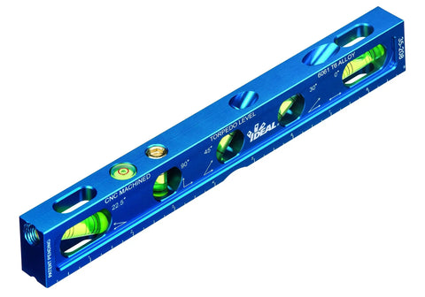 Electrician Level With CNC Machined Aluminum Body Five Acrylic Vials Magnetic Jaw For Tight Spaces And Conduit Installations Pro Grade Alignment Tool Kit