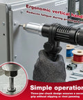 Rivet Adapter Kit For Cordless Drill With 4 Interchangeable Heads 2.4mm 3.2mm 4.0mm 4.8mm in use with ergonomic handle.